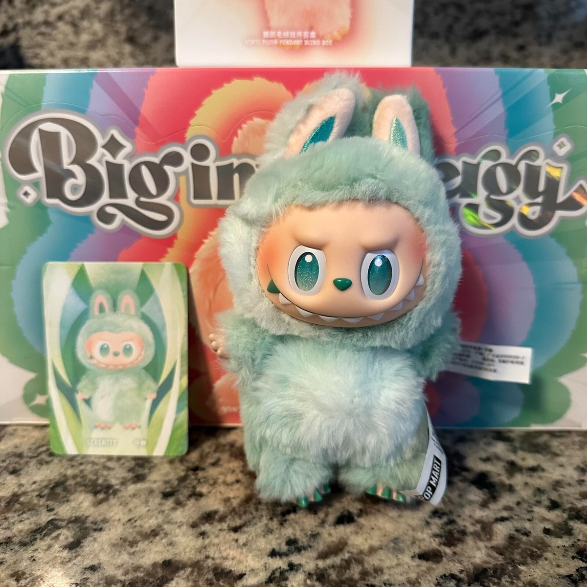 100% Authentic Popmart Labubu V3 Big Into Energy Plush 1pcs Blind