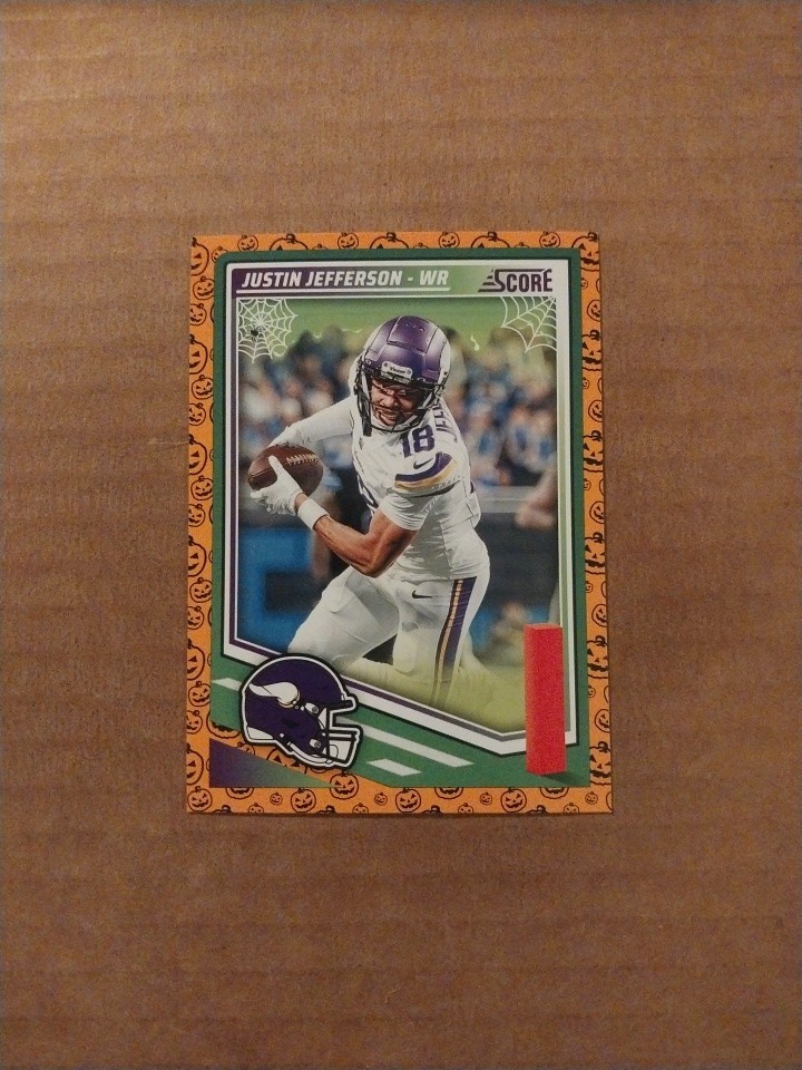 2025 Panini Score A Treat Justin Jefferson Base #230 VIKINGS | eBay