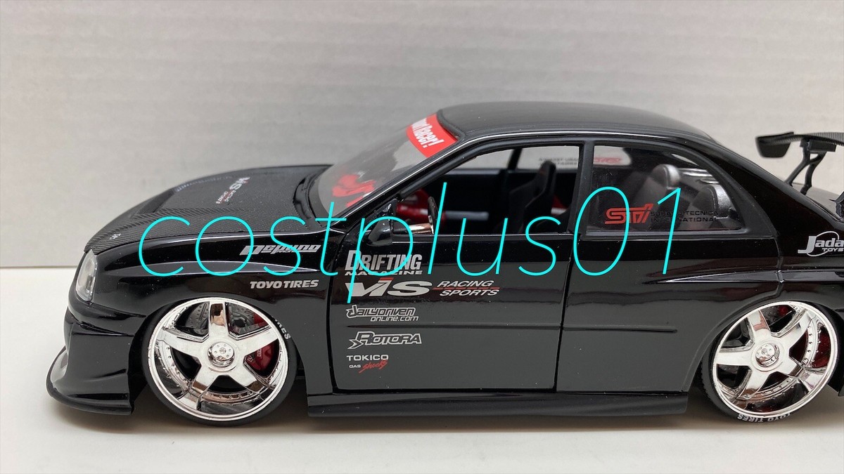 JADA IMPORT RACER SUBARU IMPREZA WRX STI 1:24 BLACK | eBay