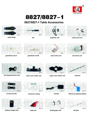 SH 8827 X8 PRO Exceed Pioneer MX Helicopter Complete Range of