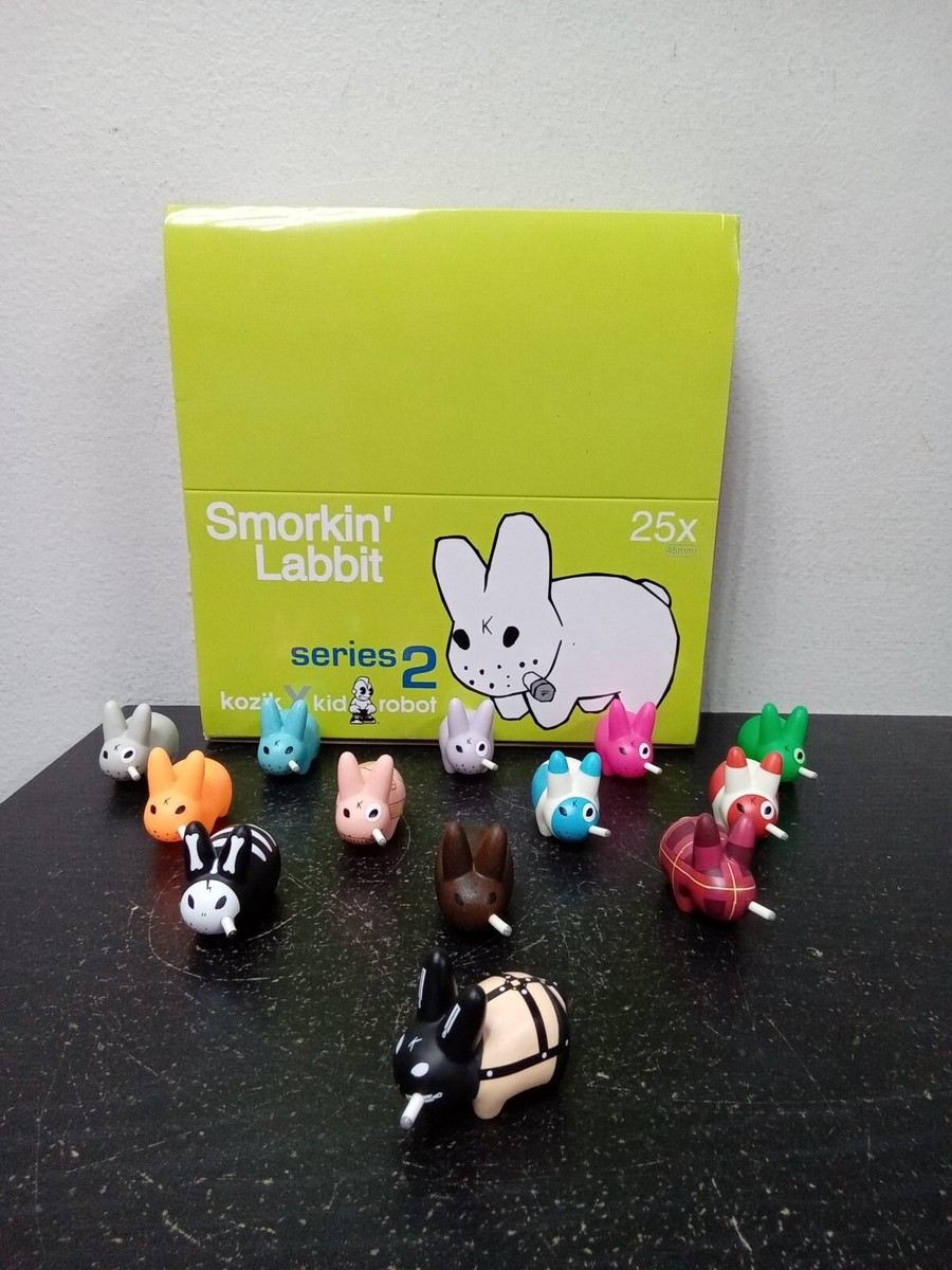 KIDROBOT / SMORKIN LABBIT - SERIES 2 FULL SET OF 13 FRANK KOZIK