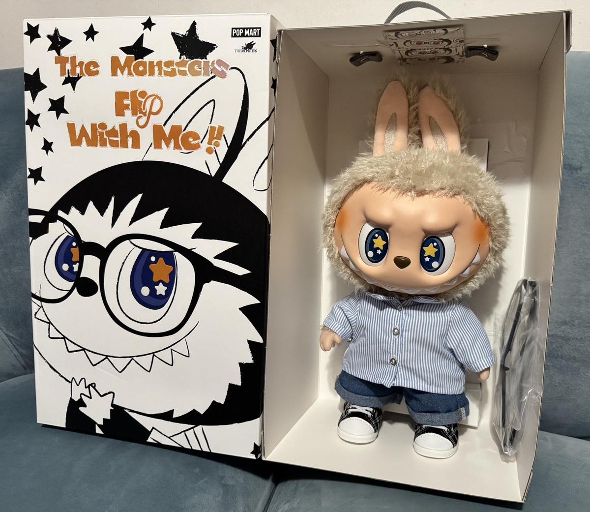 Authentic Pop Mart Labubu Flip with Me Vinyl Plush Doll | eBay