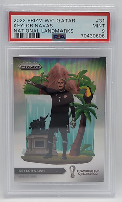 2022 Prizm World Cup Qatar National Landmarks #31 - PSA Mint 9