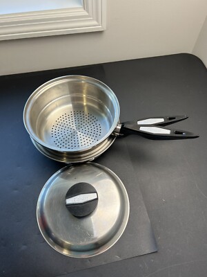 carico Nutri-Tech 5層鍋セット 5点 Vtg CARICO Nutri-Tech 5-Ply 18