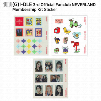 G)I-DLE G-IDLE IDLE 3rd Official Fanclub NEVERLAND Membership Kit