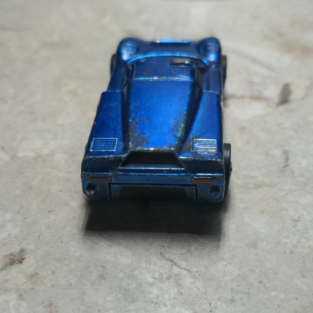 1967 Mattel Hot Wheels Redline Ford J-Car Early Sweet 16 USA Blue