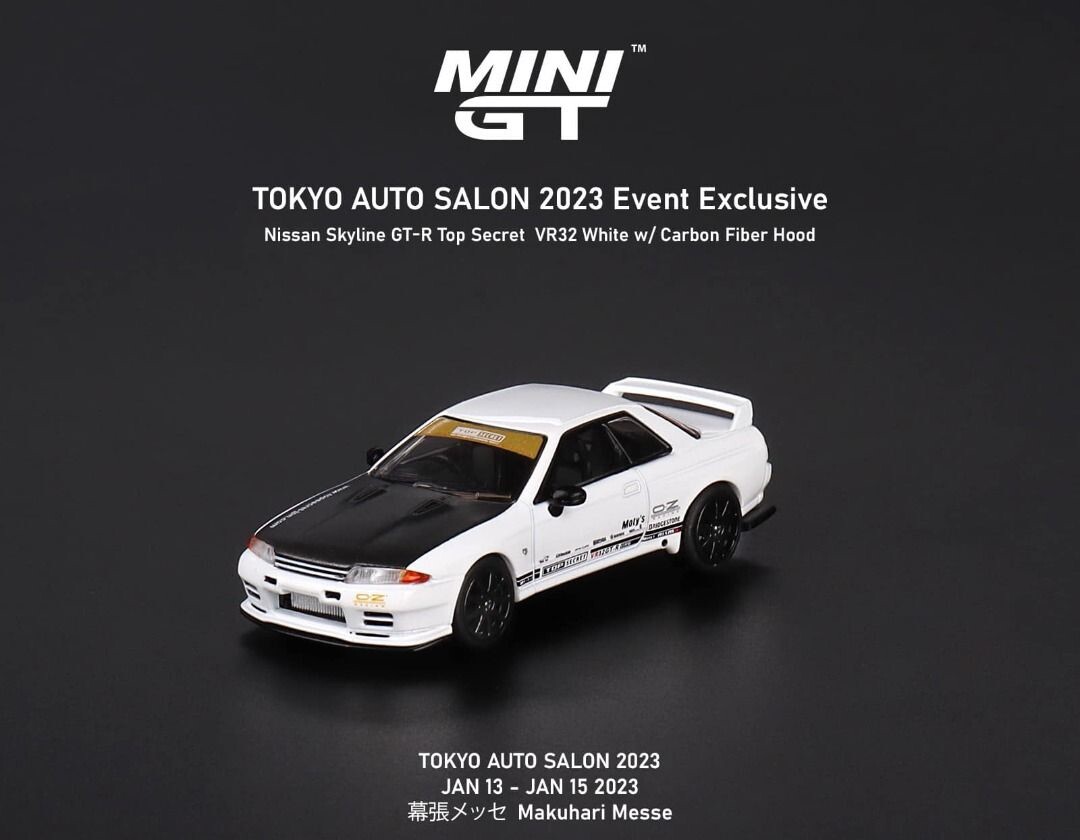 Mini GT 2023 Tokyo Auto Salon Event Exclusive Top Secret GTR R32