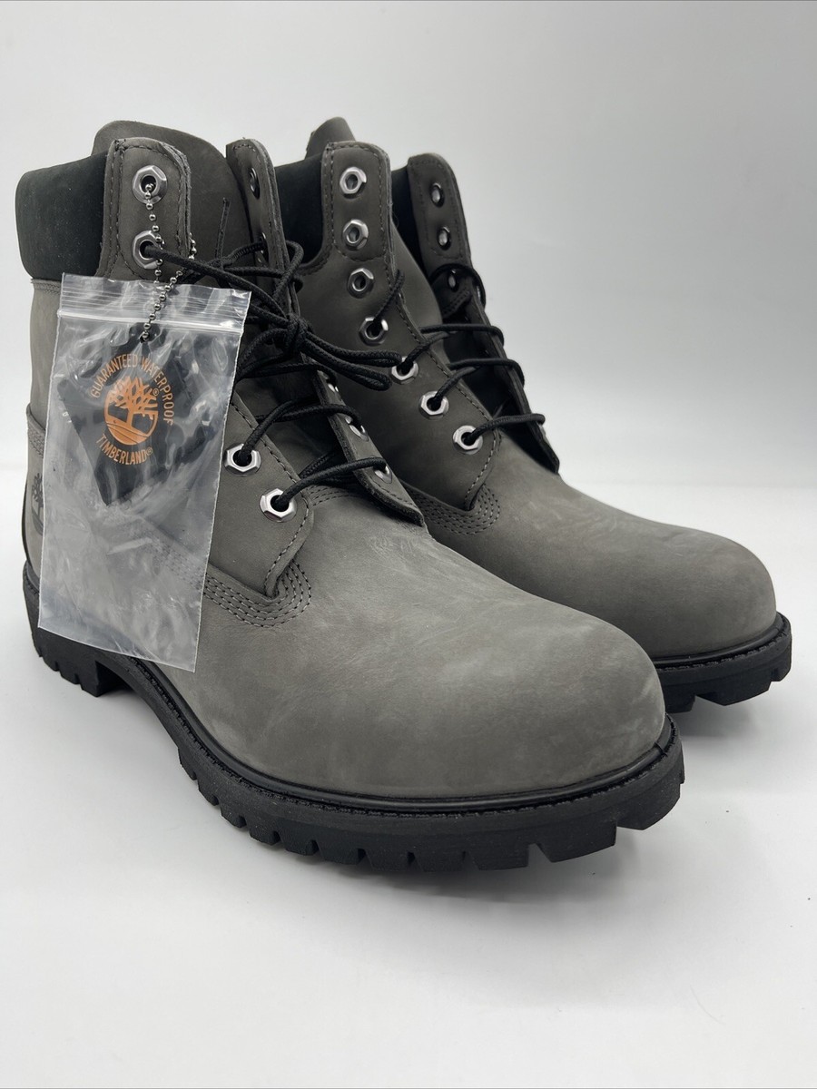 Timberland 6 In. Premium Boot Medium Grey Nubuck TB0A62BH033 Men's