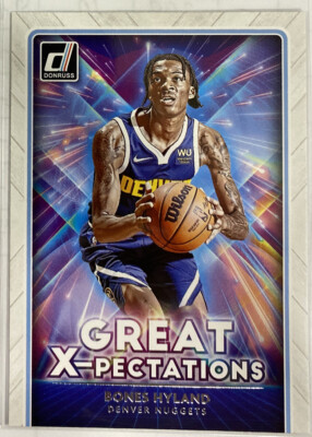 2021-22 Donruss Great X-Pectations (5) Bones Hyland - Josh Giddey