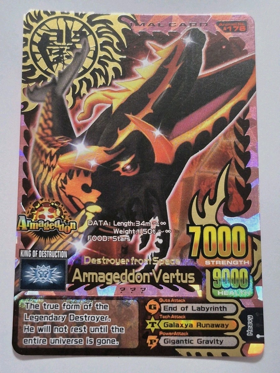 Brand New (Unused) Top Tier Animal Kaiser Evo. 8 Card (A176E