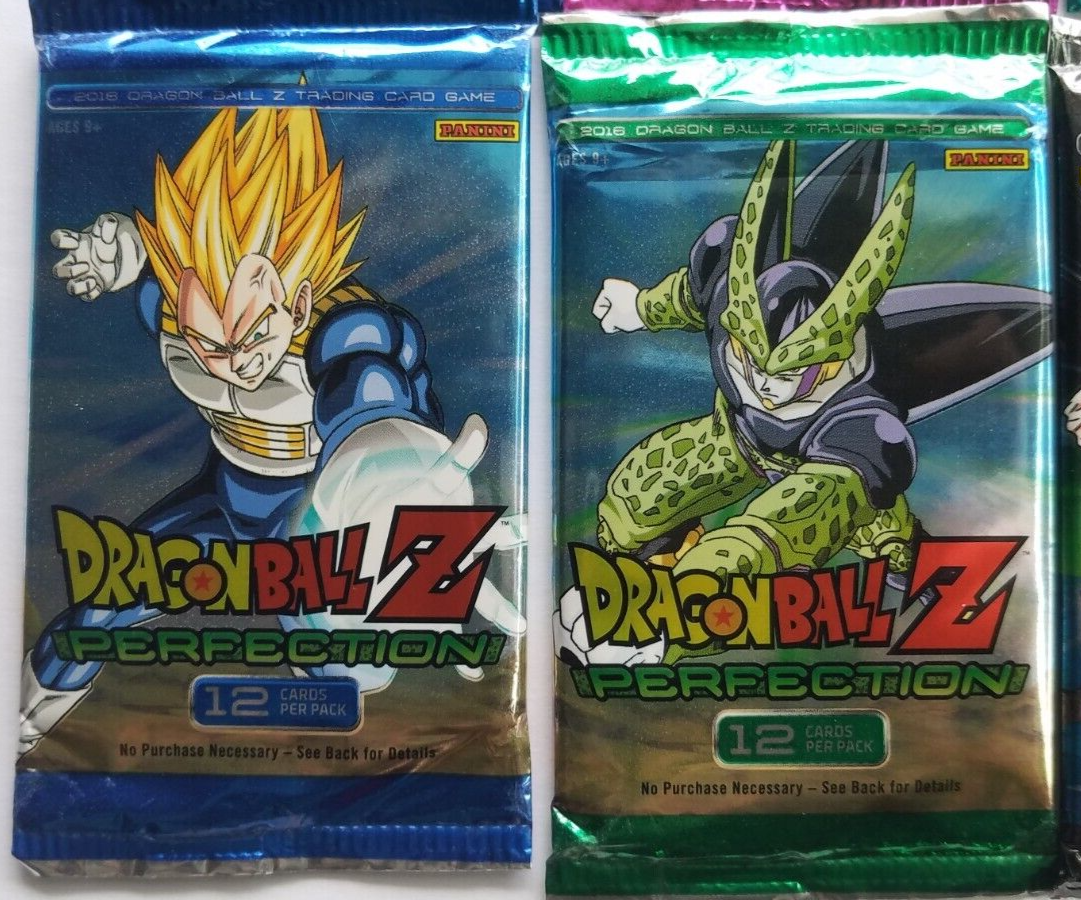 Dragon Ball Z Panini Trading Card Game 24 Pack Lot Two of Each