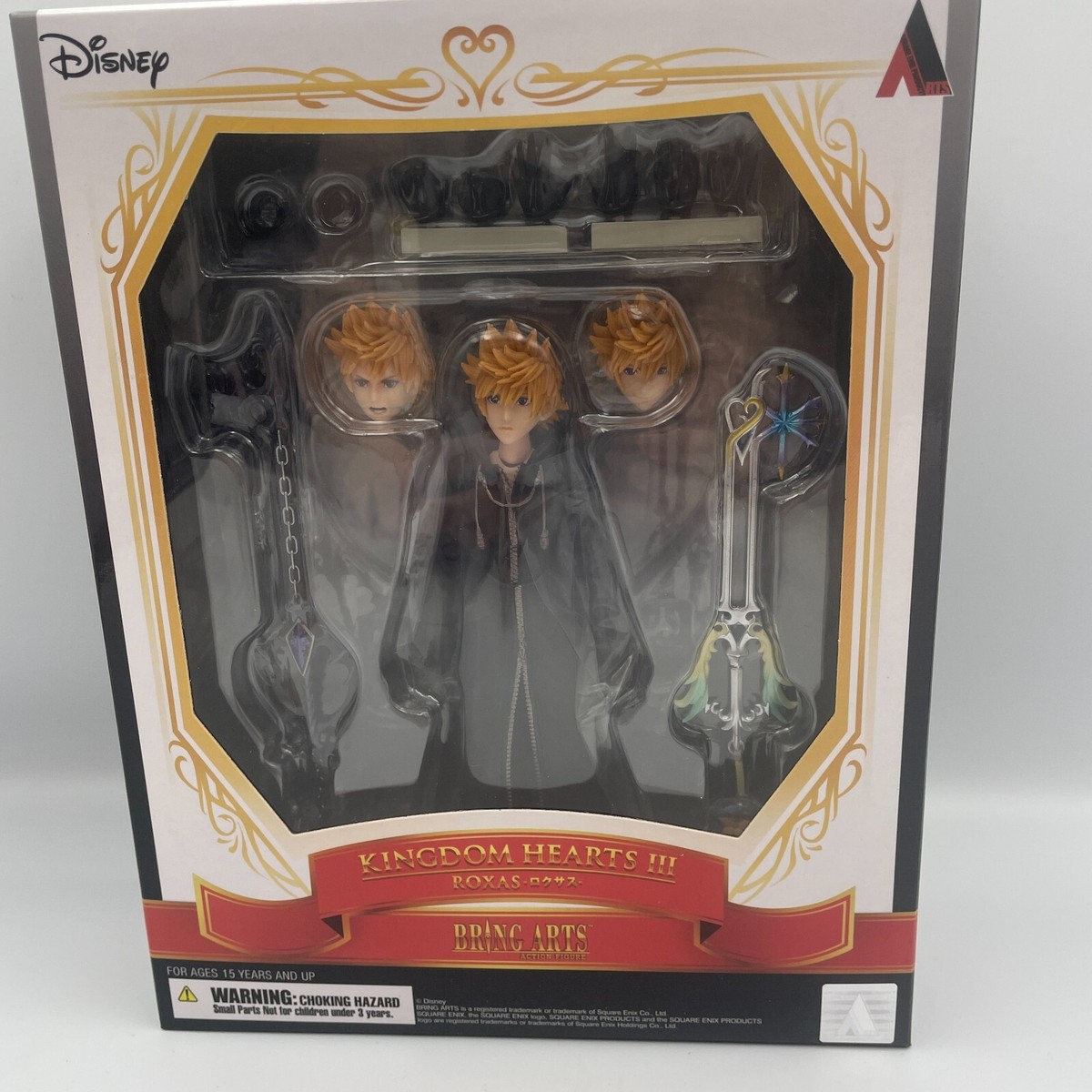 BRING ARTS ROXAS Action Figure KINGDOM HEARTS III 3 SQUARE ENIX