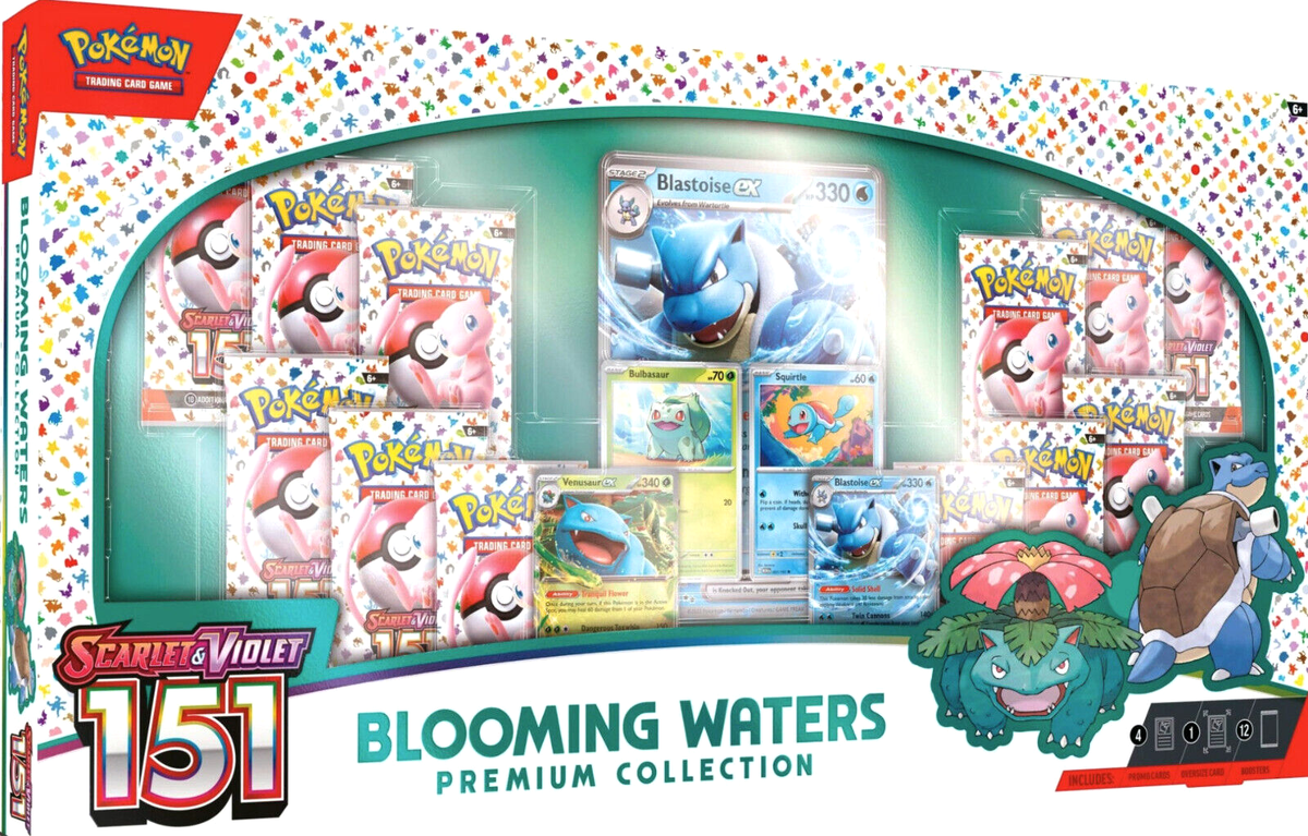 Pokemon TCG Scarlet & Violet 151 Blooming Waters Premium