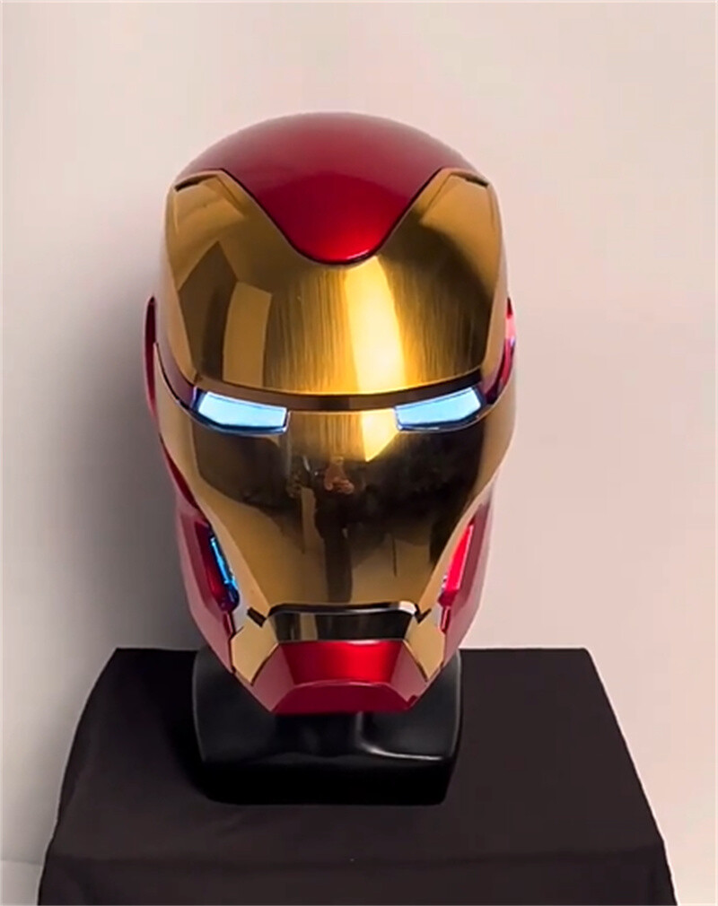 US Marvel Mechahead 1:1 Iron Man MK50 Helmet Wearable Voice