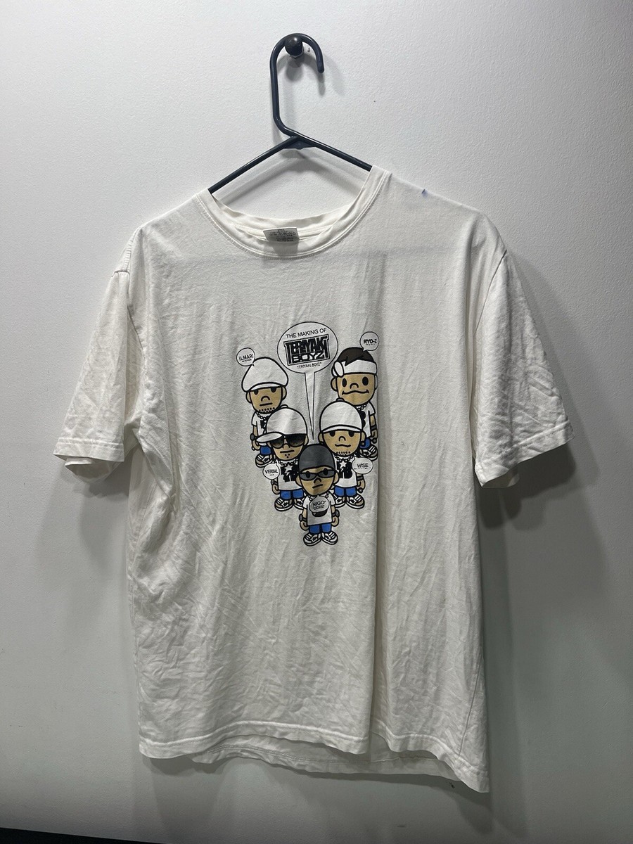 A Bathing Ape X Teriyaki Boyz Collaboration Limited T-shirt White