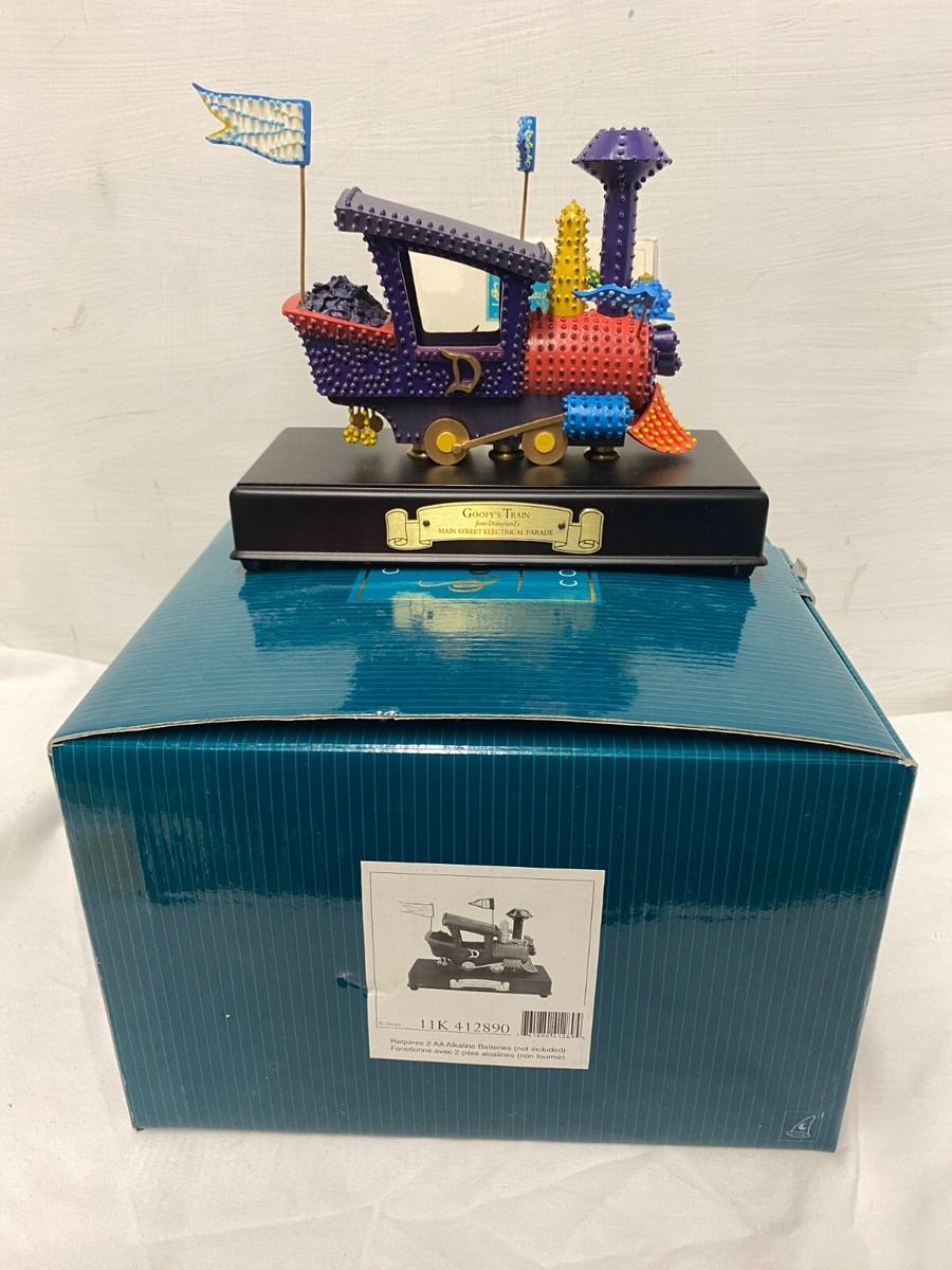 WDCC Disney Main Street Electrical Parade Goofy's Train Light up W