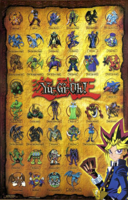 x1 Yugioh Character Group Collage Anime Manga Original Poster 23 x
