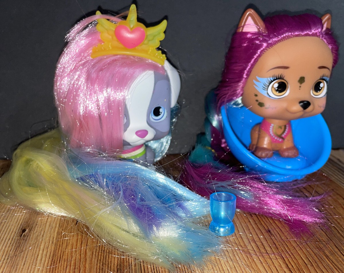 I Love VIP Pets Set Of 2 Dog & Cat Chair Crown Purple Blue Pink