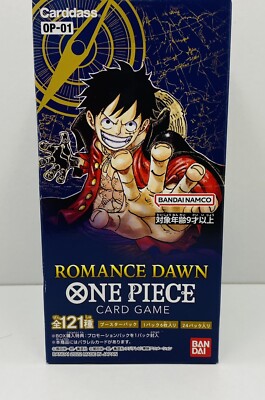 BANDAI ONE PIECE Card Game ROMANCE DAWN OP-01 Japanese Booster BOX