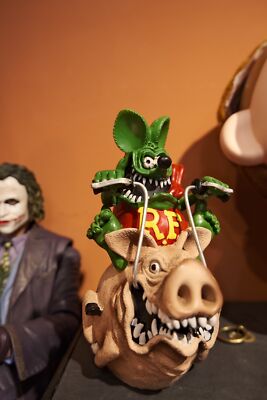 Rare Rat Fink Riding Pig Big Daddy 17CM Collectible Figure 1pcs | eBay