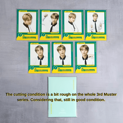 BTS 3rd Muster Seoul ARMY Zip+ Official Player Card Set - Jin