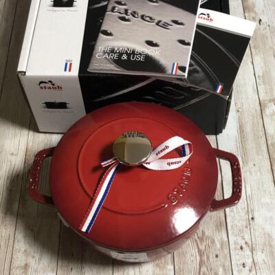 Staub WaNABE Wa-NABE S Cherry 16cm 1.1L Cast Iron Made in France