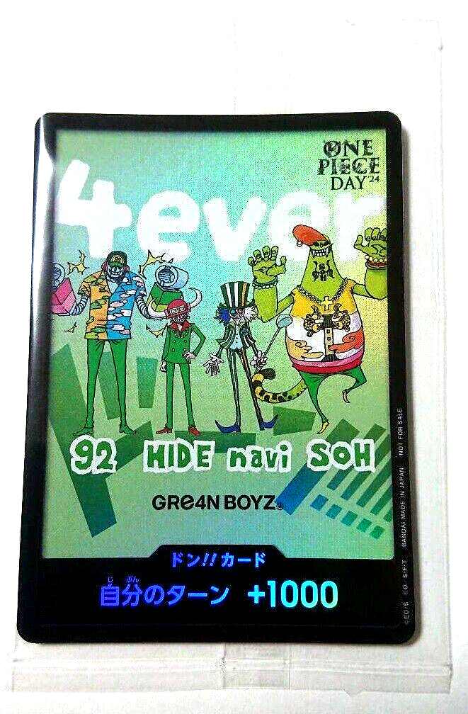 One Piece Card Don Card One Piece Day 1 2024 Limited Promo