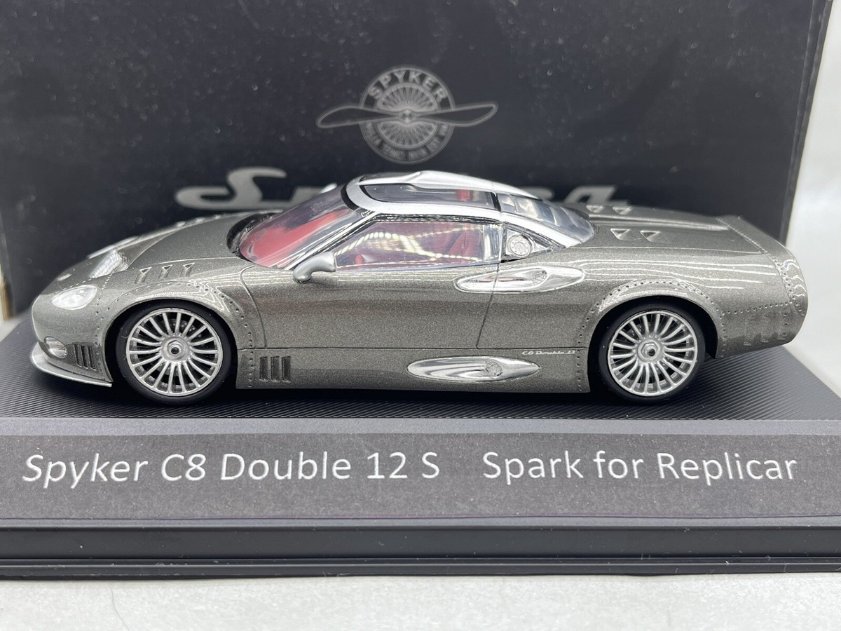 🇺🇦 1:43 SPYKER C8 DOUBLE 12 S Gris SPARK 1/43 PAPER PACKEGE LOST