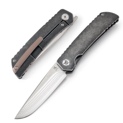 KATSU Folding Pocket Japanese Knife, 17 Layers ZDP-189 Super Steel