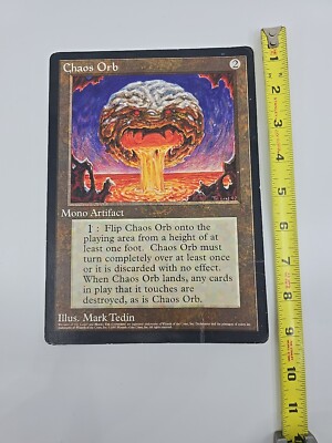 MTG Chaos Orb Oversized Promo Card 6x9 – 1996 Magic the Gathering