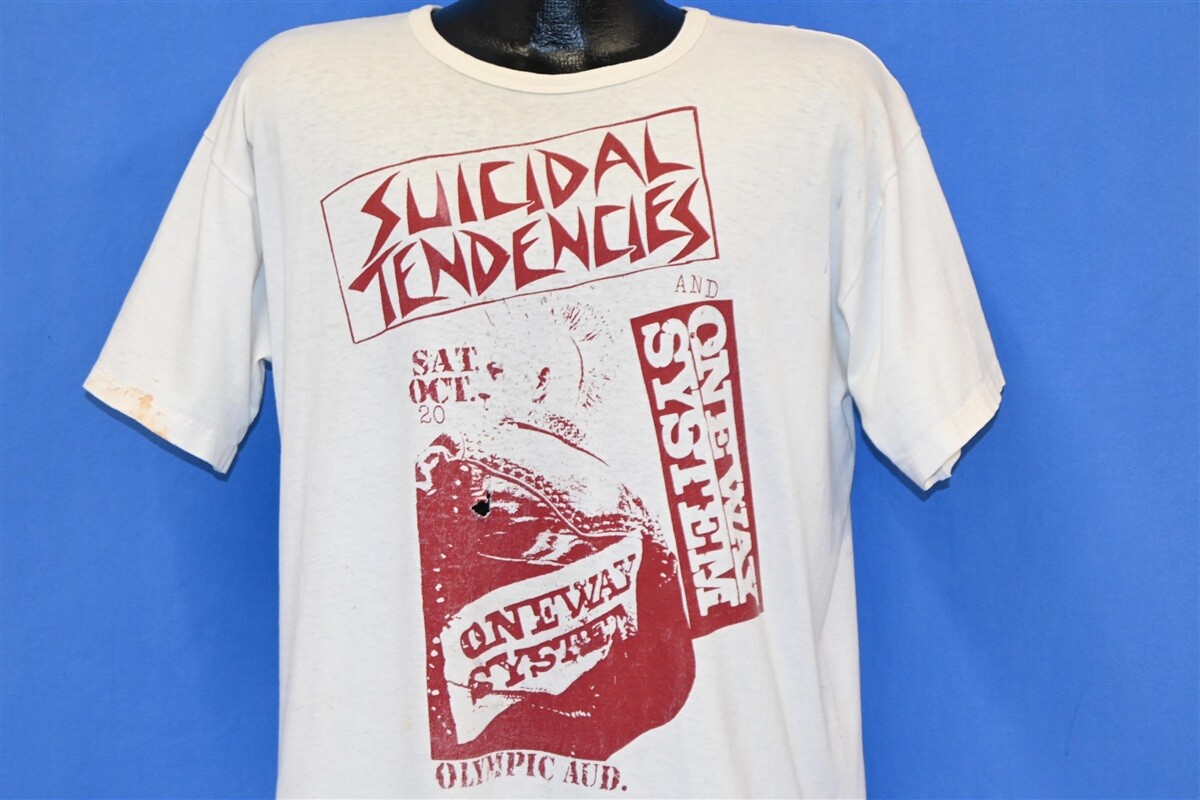 vintage 80s SUICIDAL TENDENCIES ONE WAY SYSTEM OLYMPIC AUDITORIUM