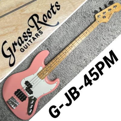 Electric Bass Guitar GrassRoots G-JB-45PM Pink Jazz | eBay