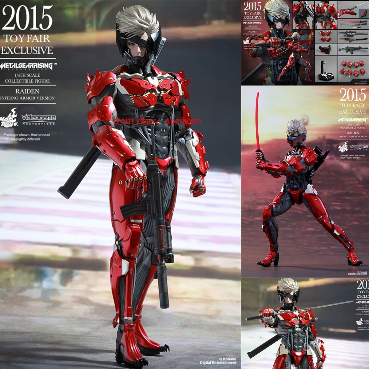 Hottoys HT FS-73039 Metal Gear Rising: Revengeance 1/6 Raiden