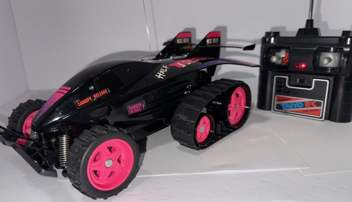 TYCO FAST TRAXX TYCO HALF TRAXX RC (Black) 27MHz GREAT CONDITION