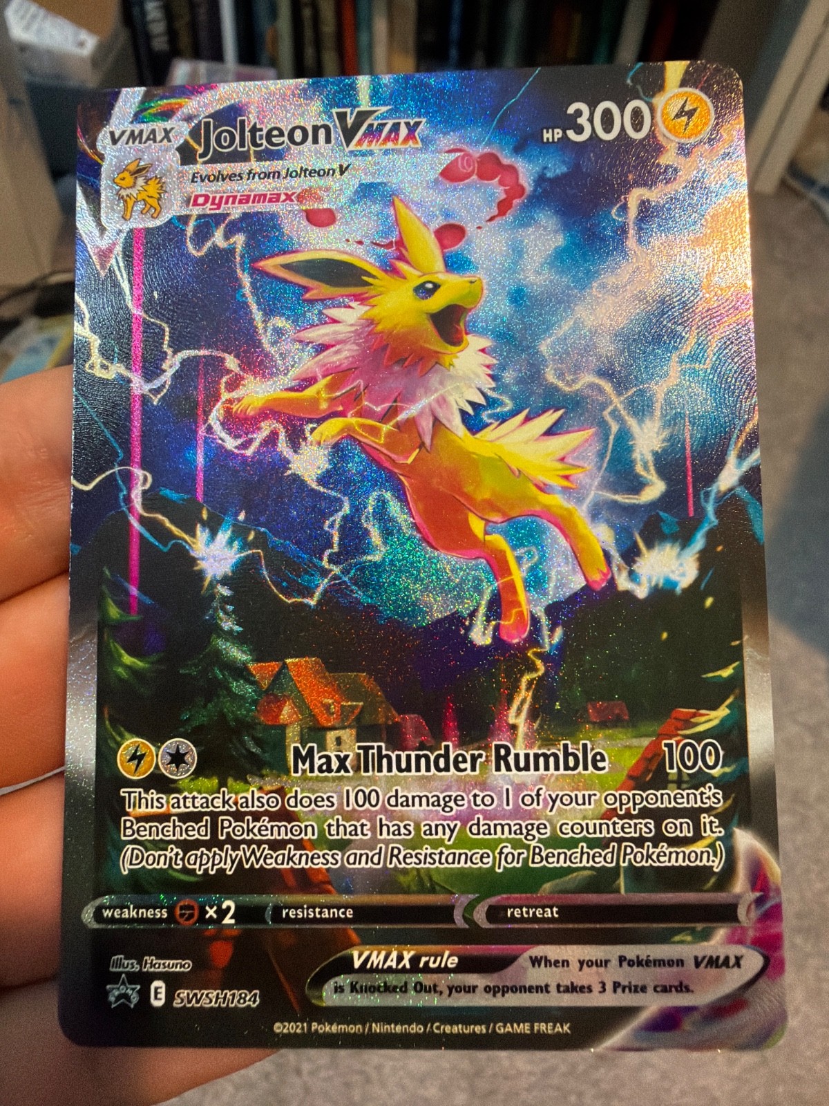 Jolteon VMAX 2021 Sword & Shield: Black Star Promo #SWSH184