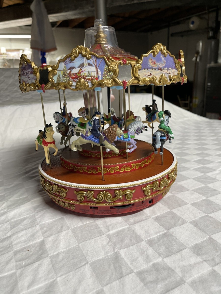 Mr christmas Triple Decker Carousel, Works Great, Led Lights , 50