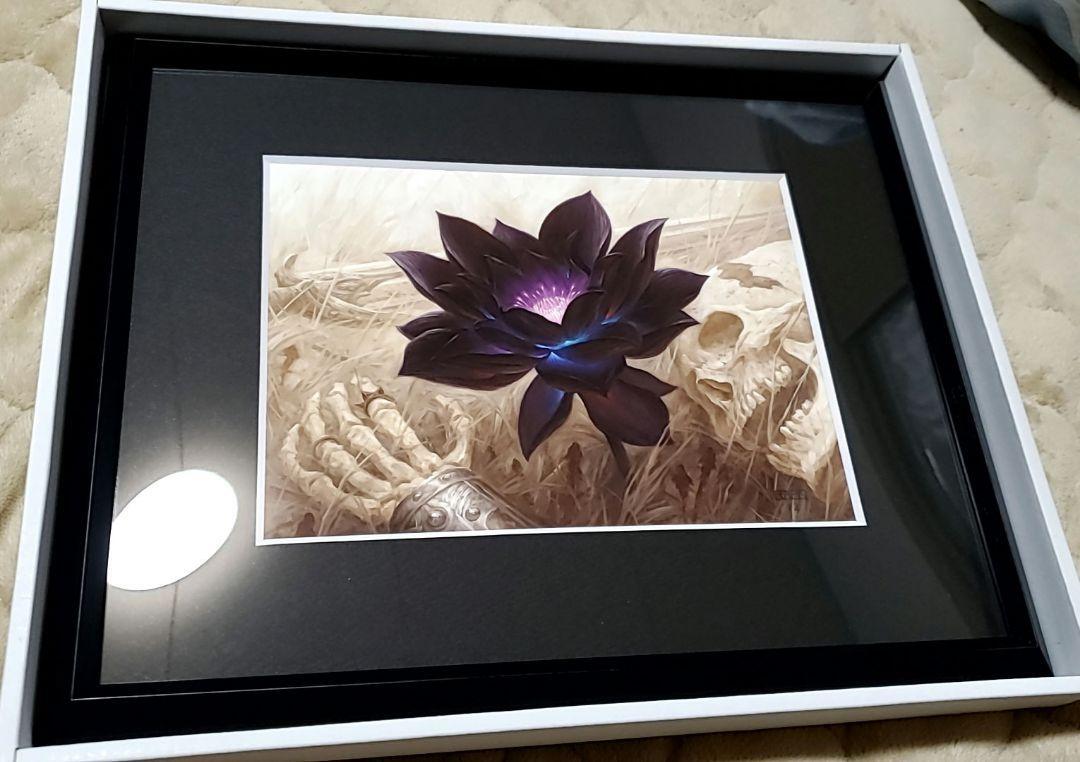 MTG Black Lotus Black Lotus MO Art Print Reproduction Original