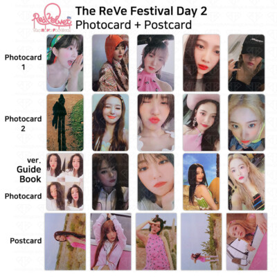 RED VELVET The Reve Festival Day 2 Guide Book Official Photocard