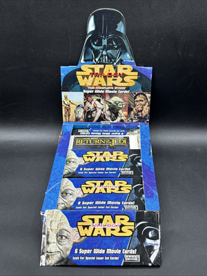 1997 Topps Laser Star Wars Trilogy Super Wide Movie Cards SEALED 1