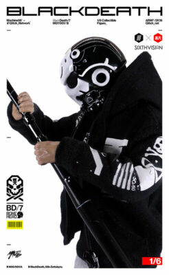 New Glitch Bonehead Test Subject 56 And Black Death 2Pack 1/6