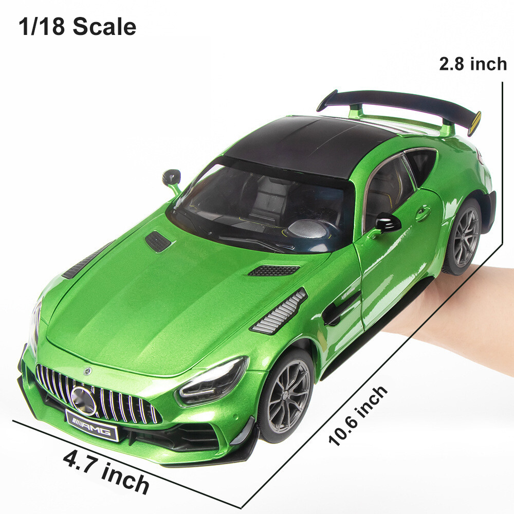 1:18 Diecast Vehicle for Mercedes AMG GT-R Model Car Toy