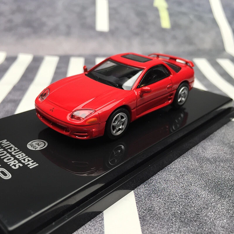 PARA64 1:64 Scale Mitsubishi 3000GT GTO Red Diecast Car Model New