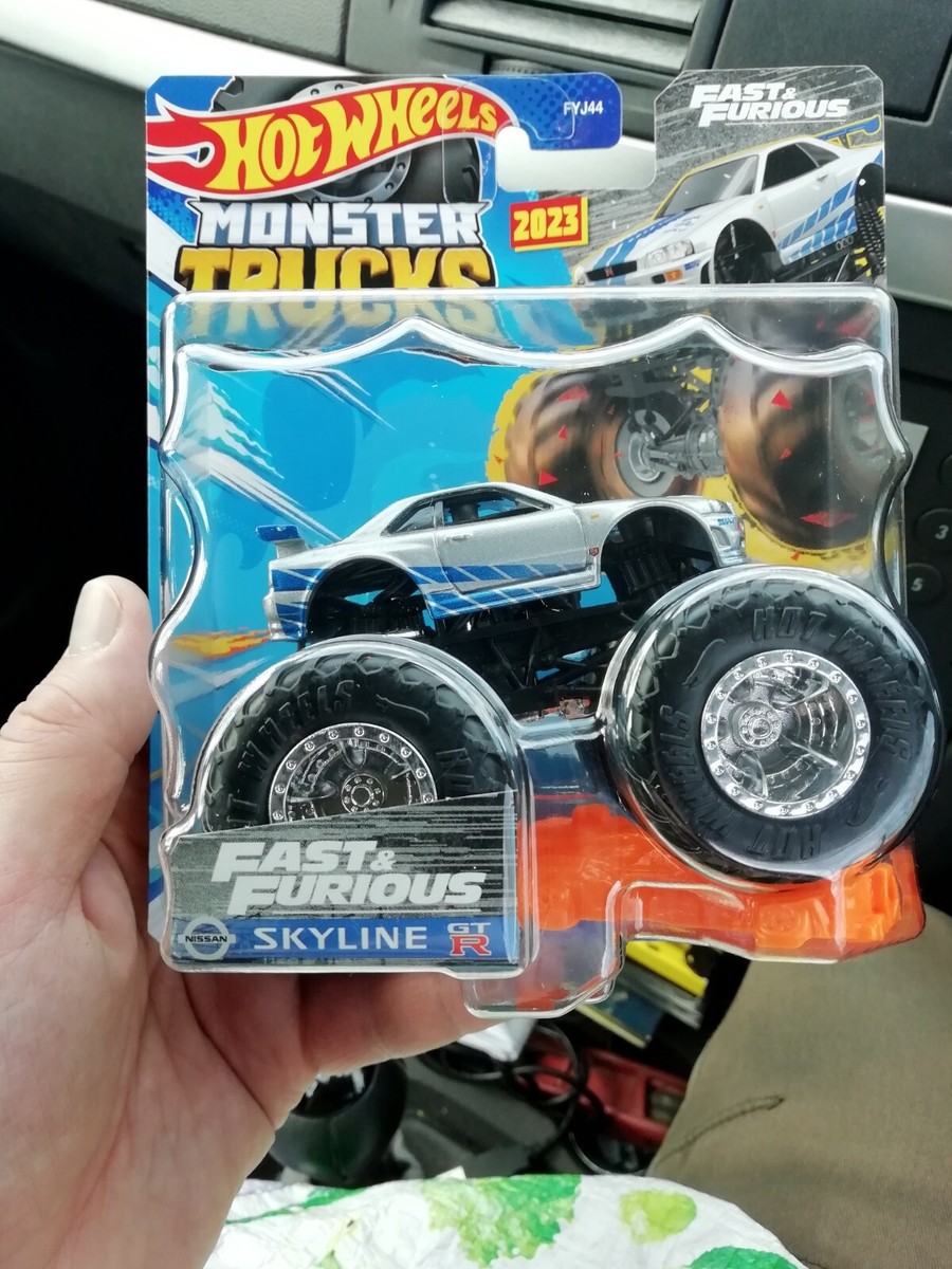 Hot Wheels Fast Furious Nissan Skyline GT-R R34 Monster Truck 2023