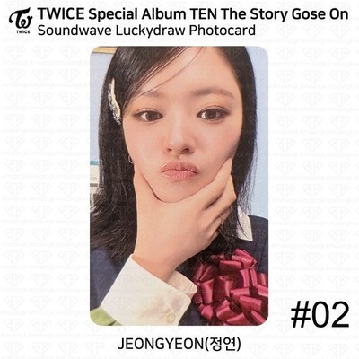 TWICE Special Album TEN : The Story Goes On Soundwave Luckydraw