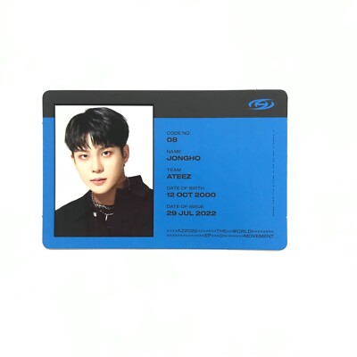 ATEEZ] THE WORLD EP.1 / Guerrilla / A ver.(파) Official ID Card | eBay