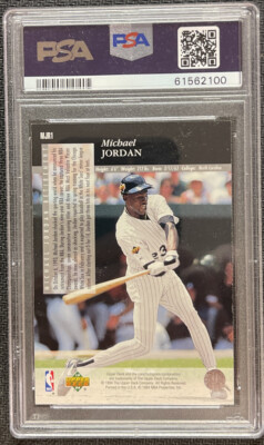 1993 Upper Deck SE Michael Jordan RETIREMENT #MJR1 PSA 8 NM-MT ENN