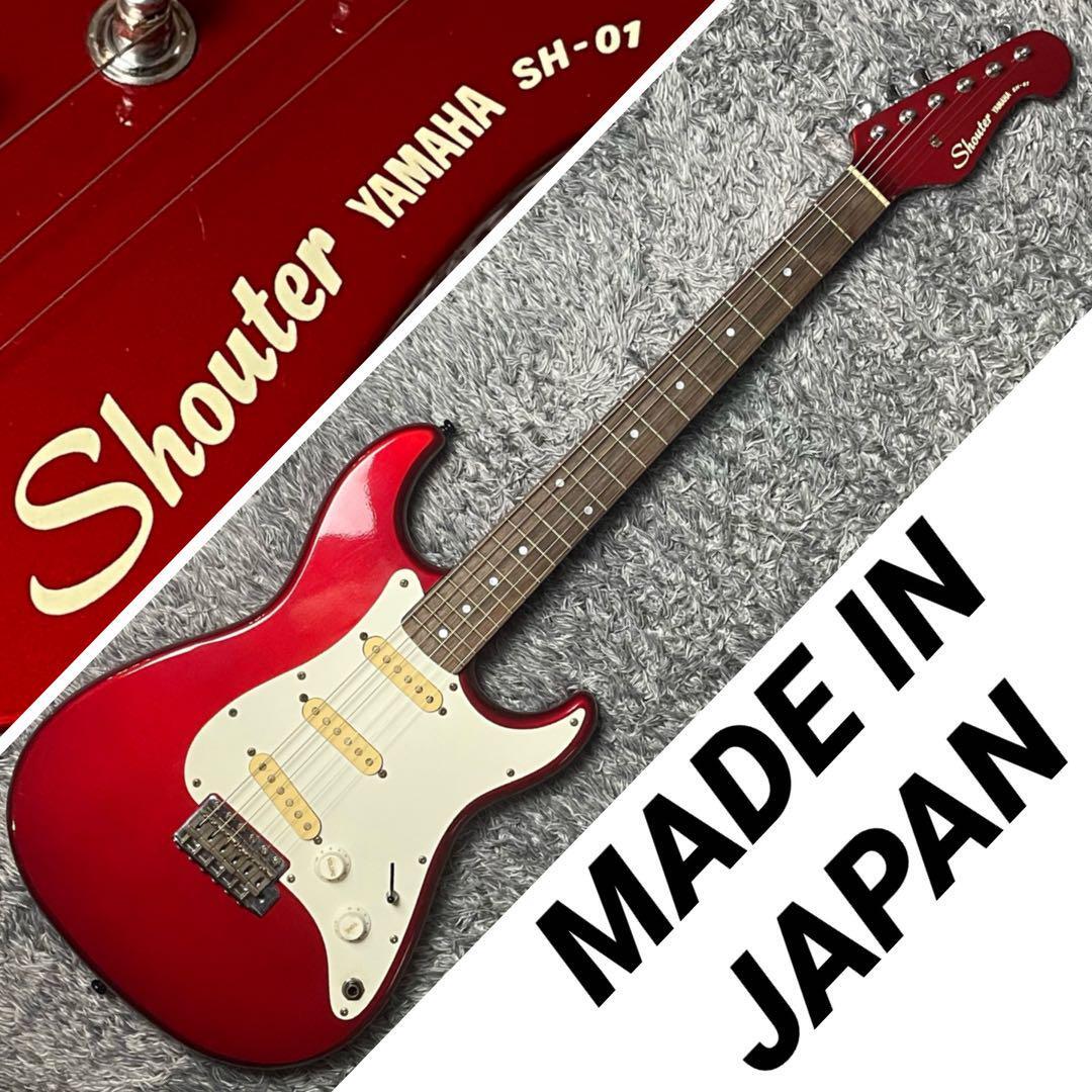 Yamaha SH-01 Stratocaster Electric Guitar Red Used Shipping From