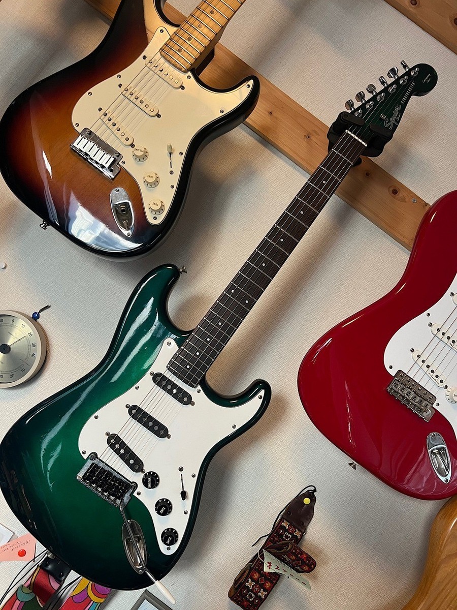 Squier by Fender ST-801 Green Metallic Burst Made in Japan 1982