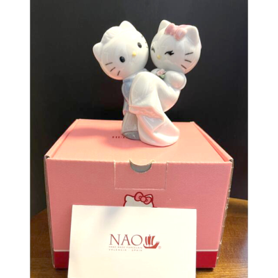 Rare/New] NAO BY LLADRO Hello Kitty Gets Married Dear Daniel