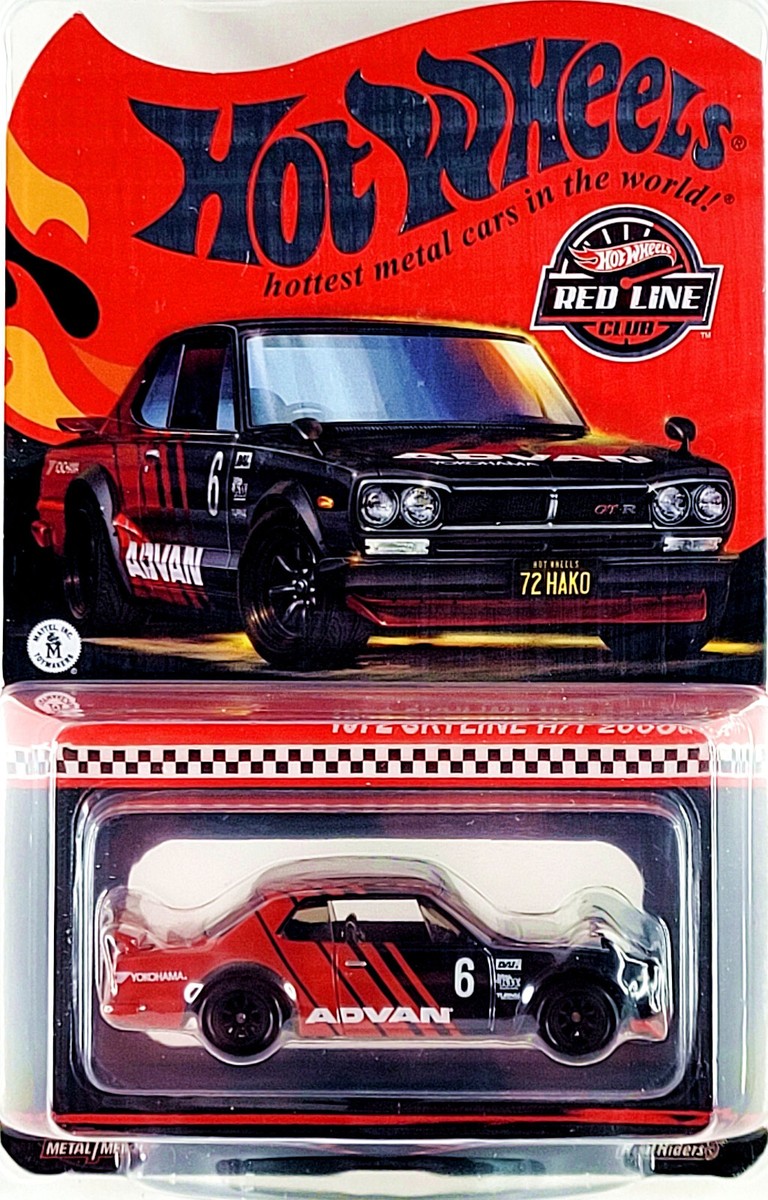 2024 Hot Wheels RLC Red Line Club 1972 Skyline H/T 2000GT-R Advan